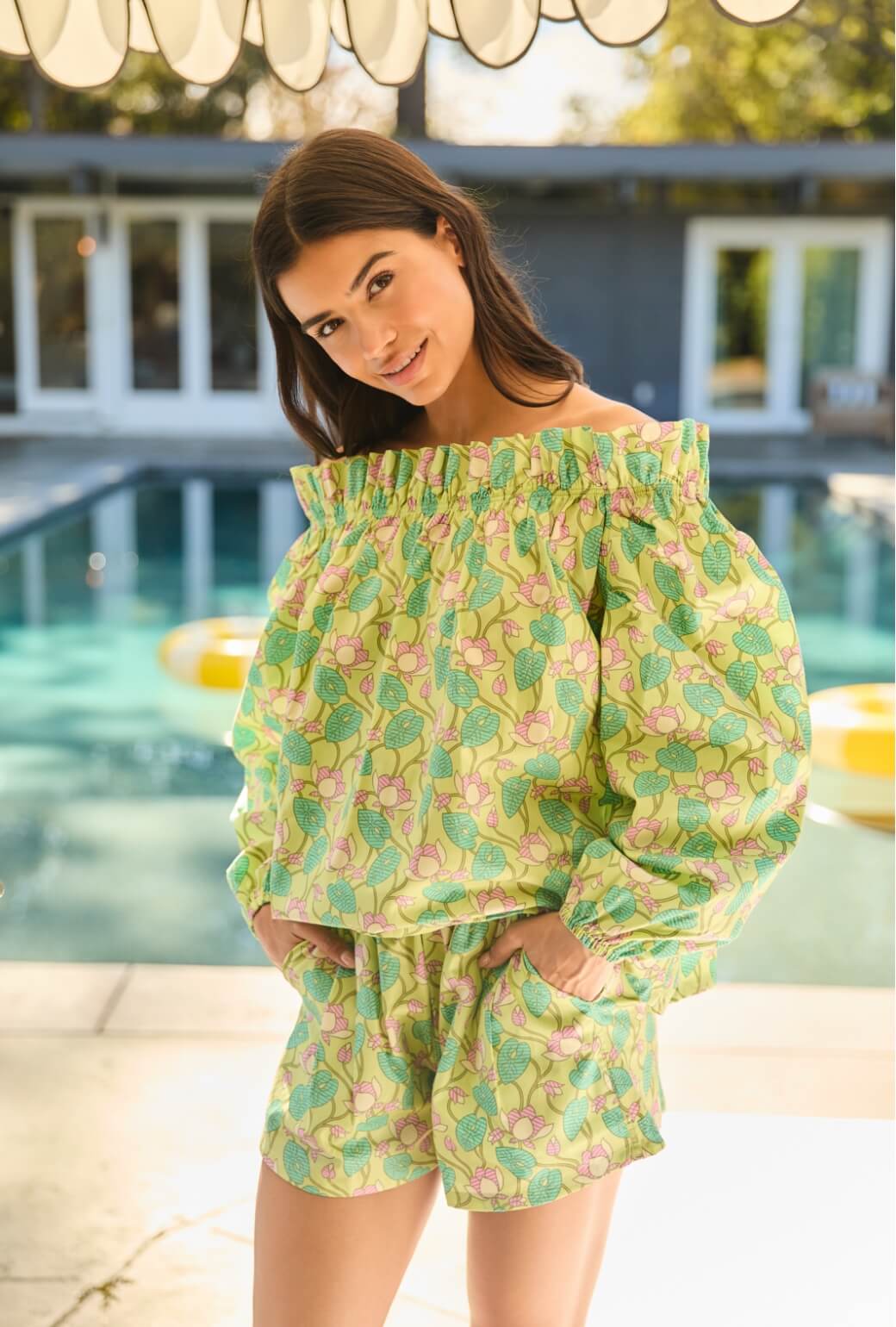 Bettie Ann Blouse -  Lotus Flower - Image 5