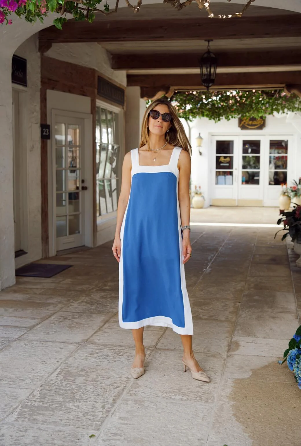 Buru x Ali Sisto Part Two The Lanai Tunic - Cornflower Blue - Image 3