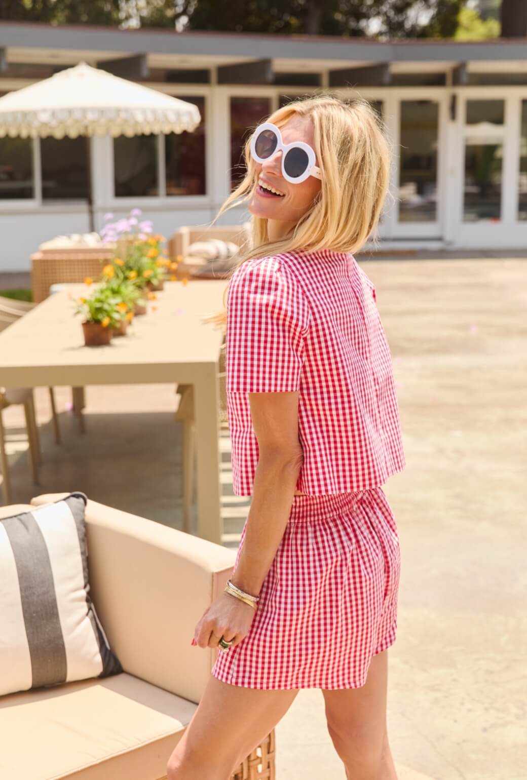 Everyday Shorts - Red Gingham - Image 2