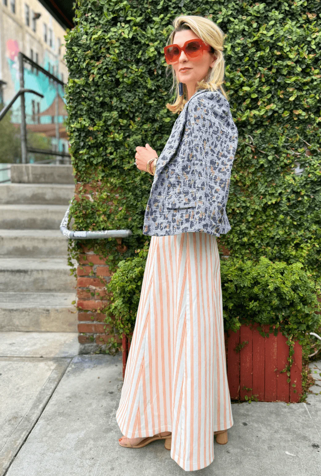 Guest Skirt - L'Orange Stripe - Image 4