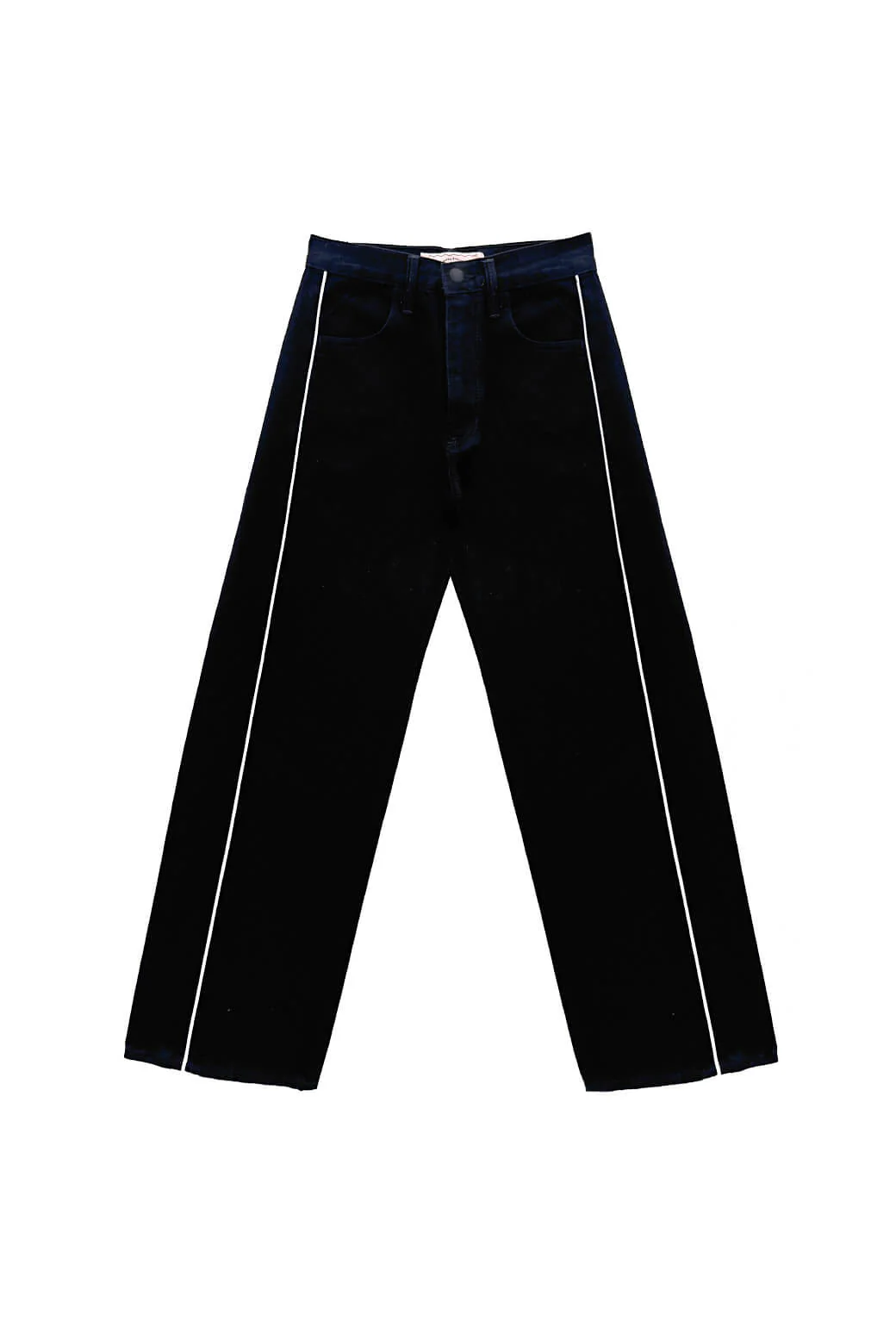 Horseshoe Jeans - Noir with White Stripe - Image 2