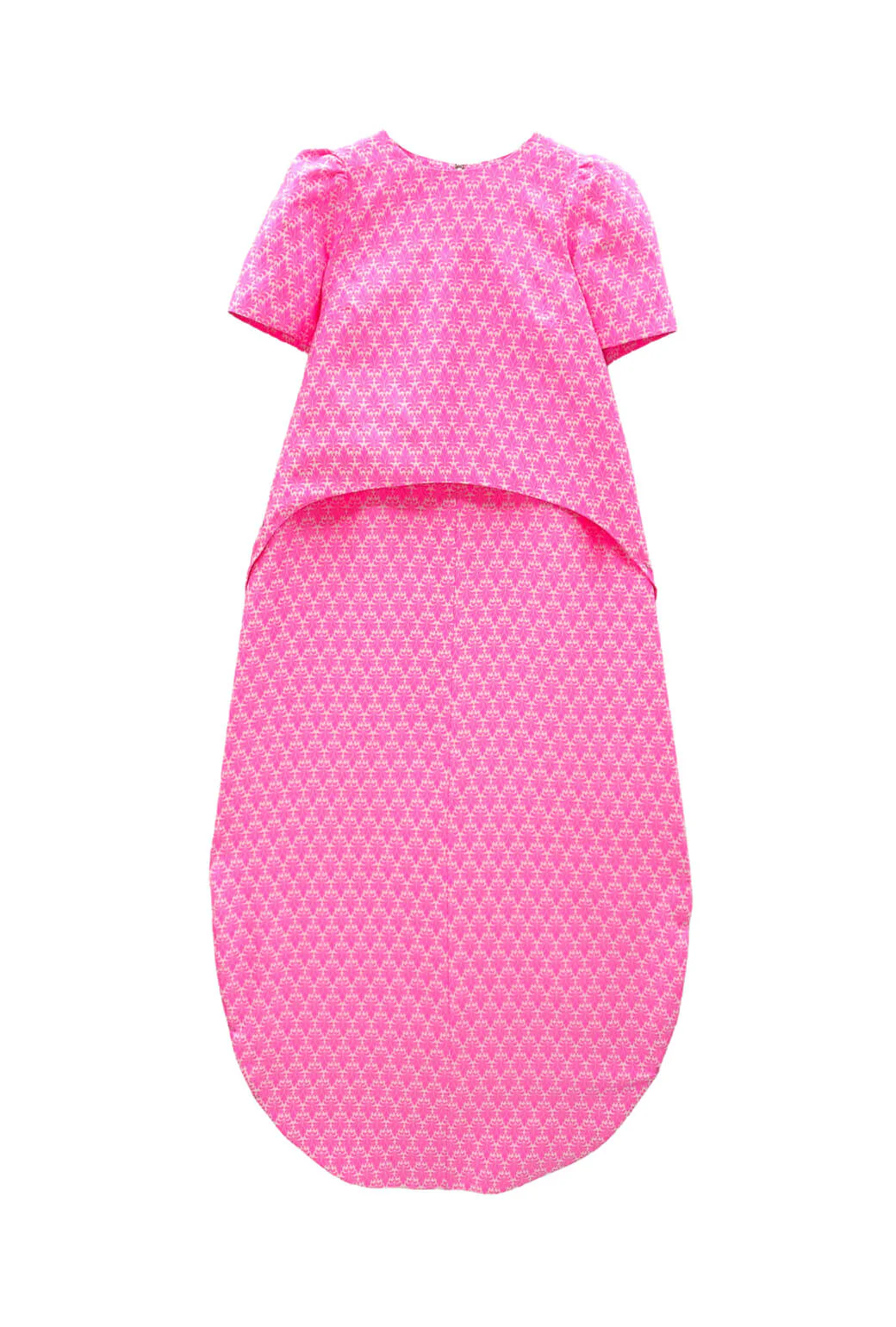 Run for the Roses Worth Top  - Pink Damask - Image 3