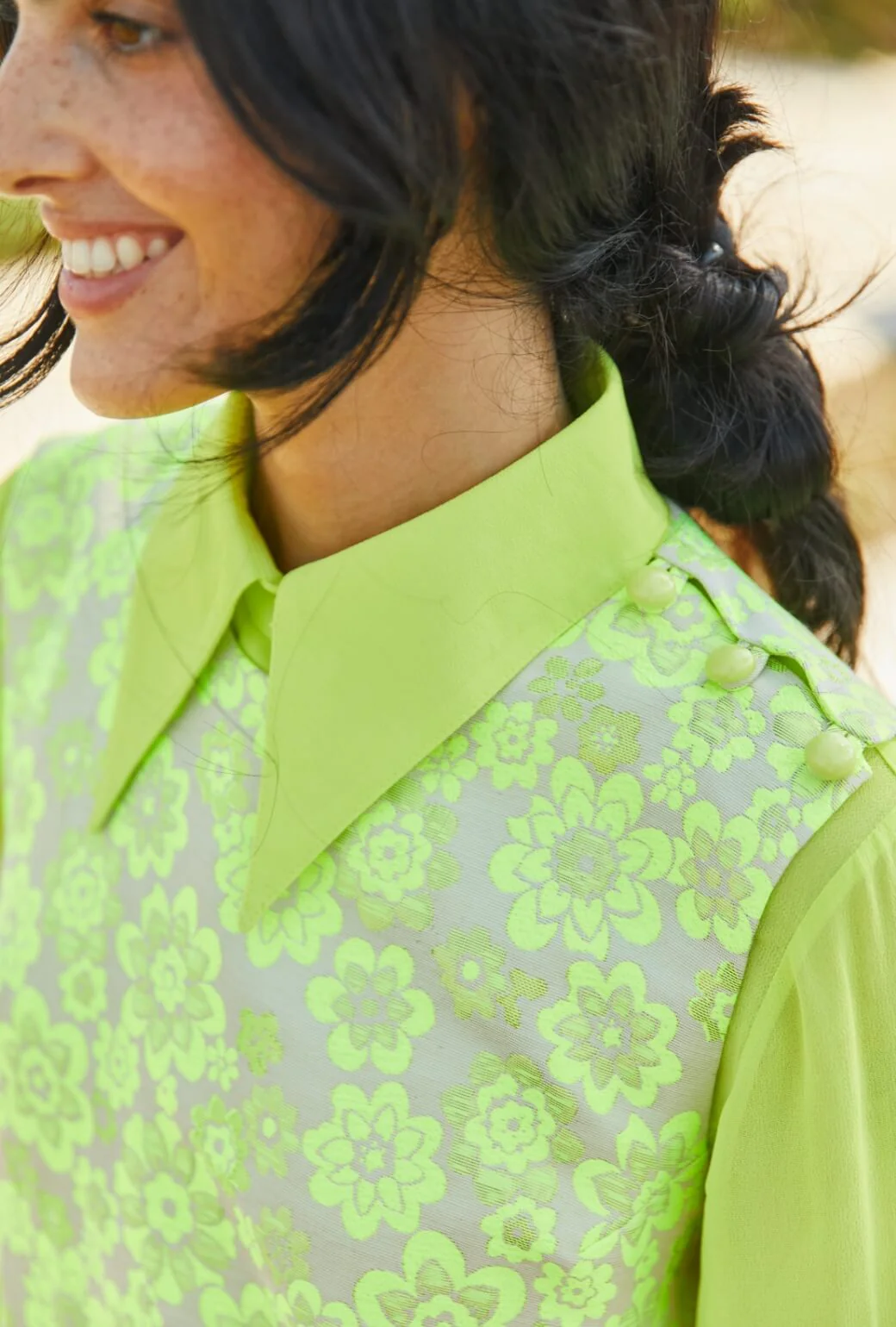Skipper Blouse - Lemon Brightline - Image 6