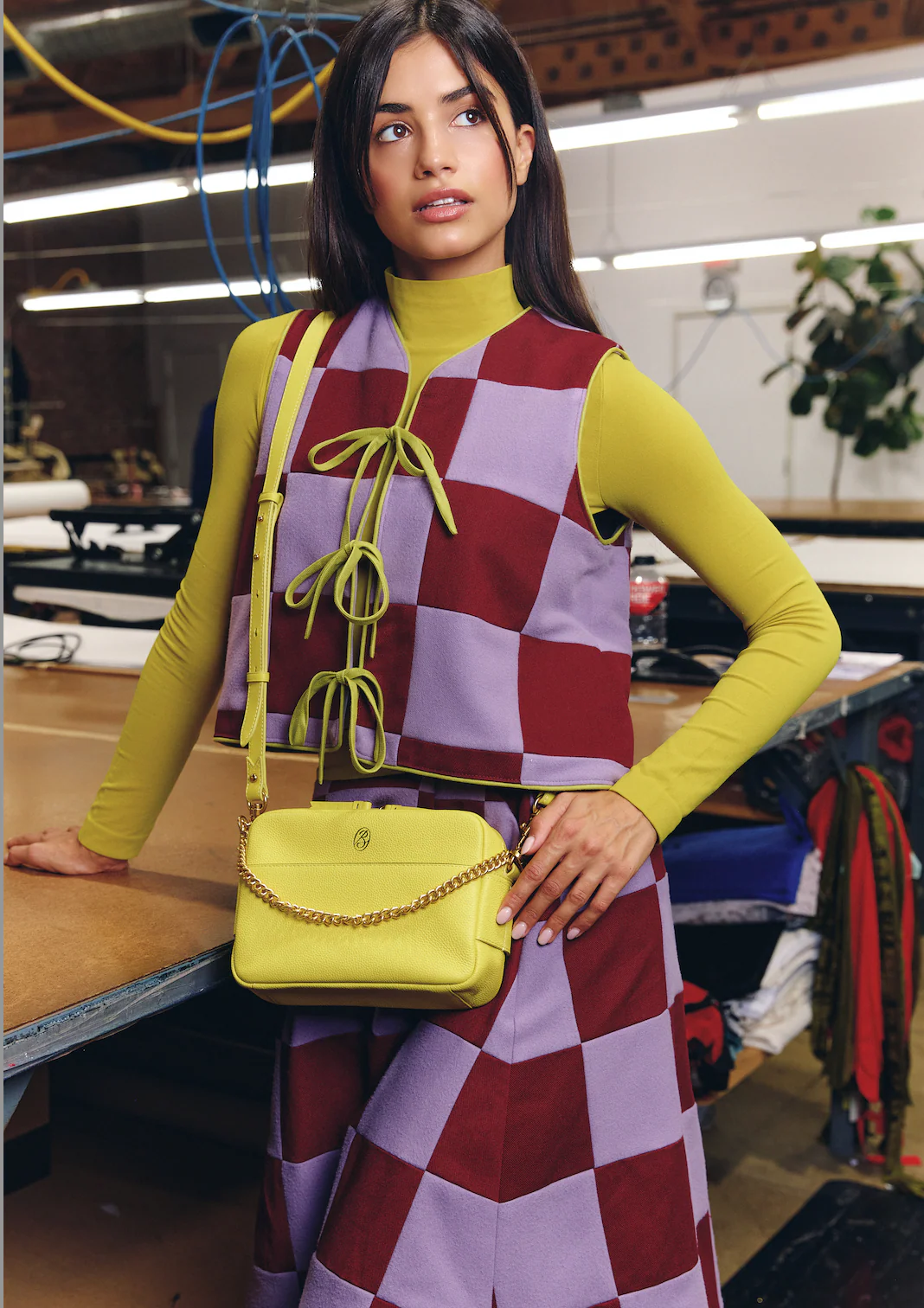 The Belmont Bag - Chartreuse - Image 2