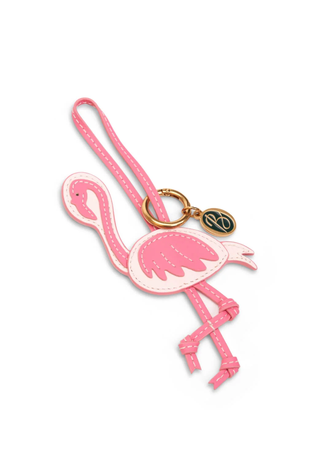 The Birdie Bag Charm - Flamingo Pink - Image 4
