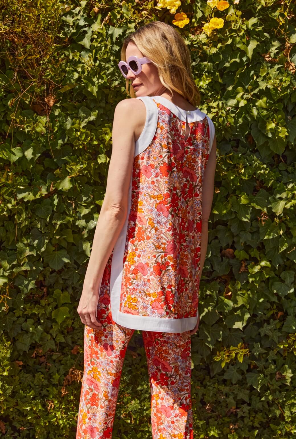The Charlie Pant - 60's Floral - Image 4