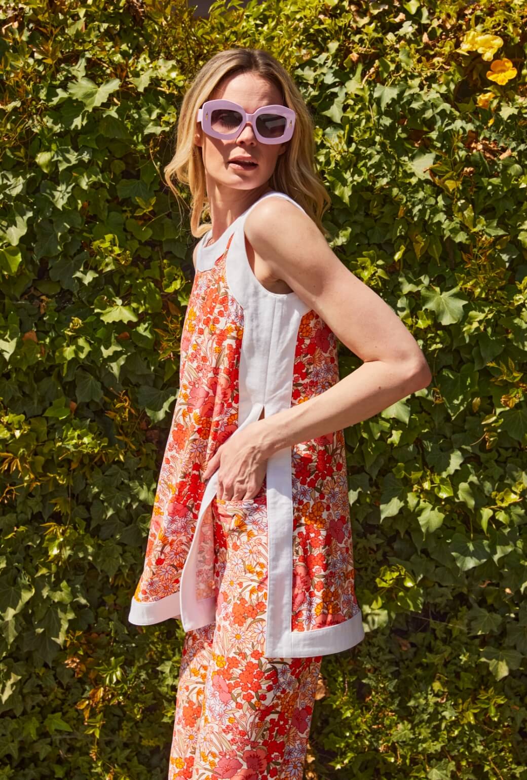 The Charlie Pant - 60's Floral - Image 5