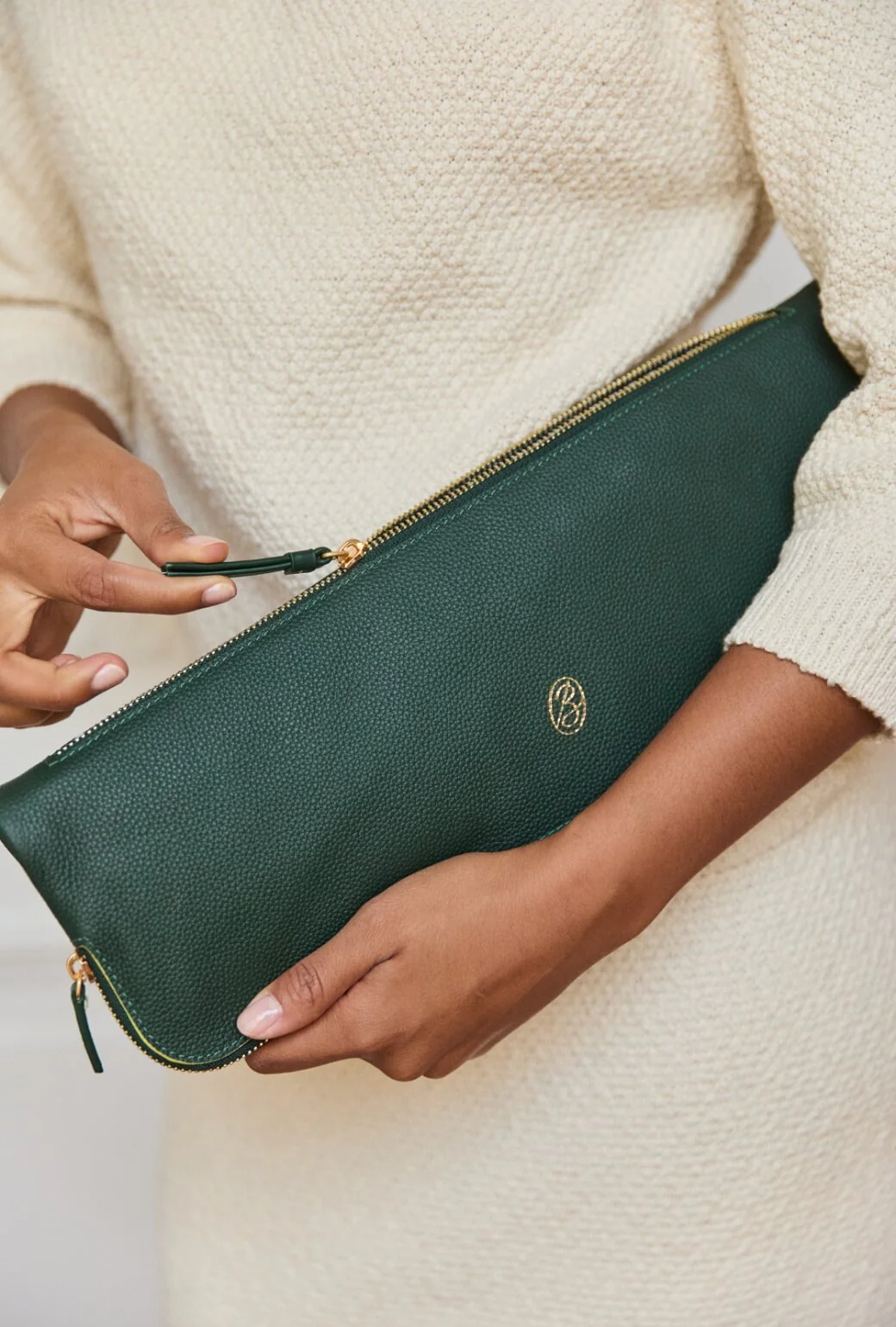 The East to West Clutch - Deep Green - Image 3