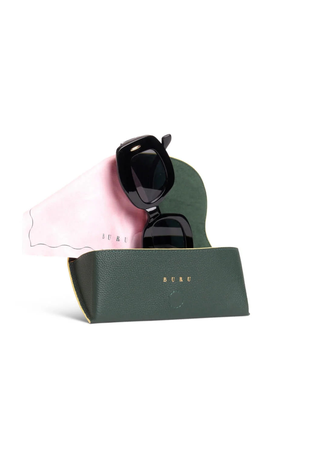The Iris Eyewear Case - Deep Green
