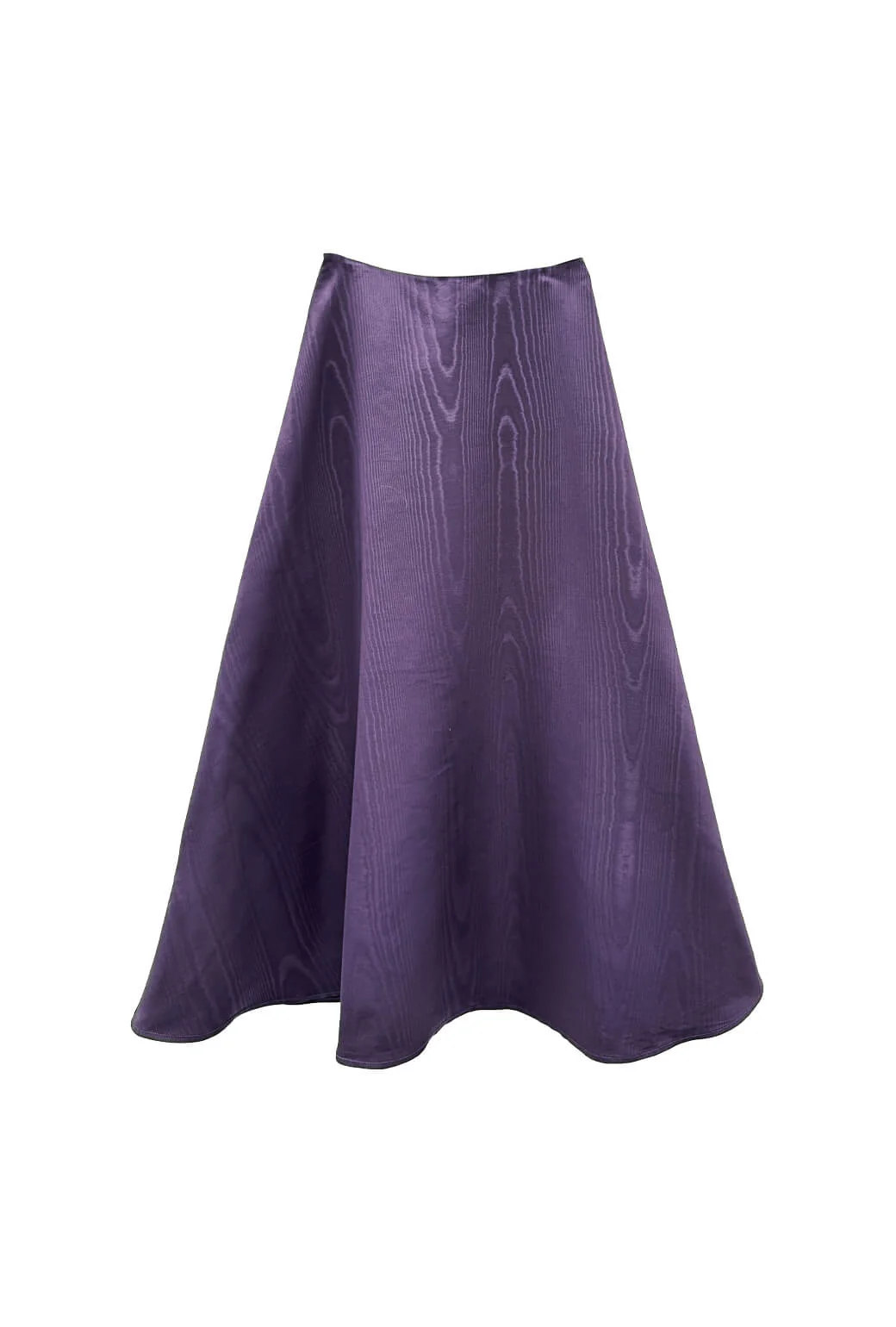 The Laura Skirt - Eggplant Moiré - Image 5