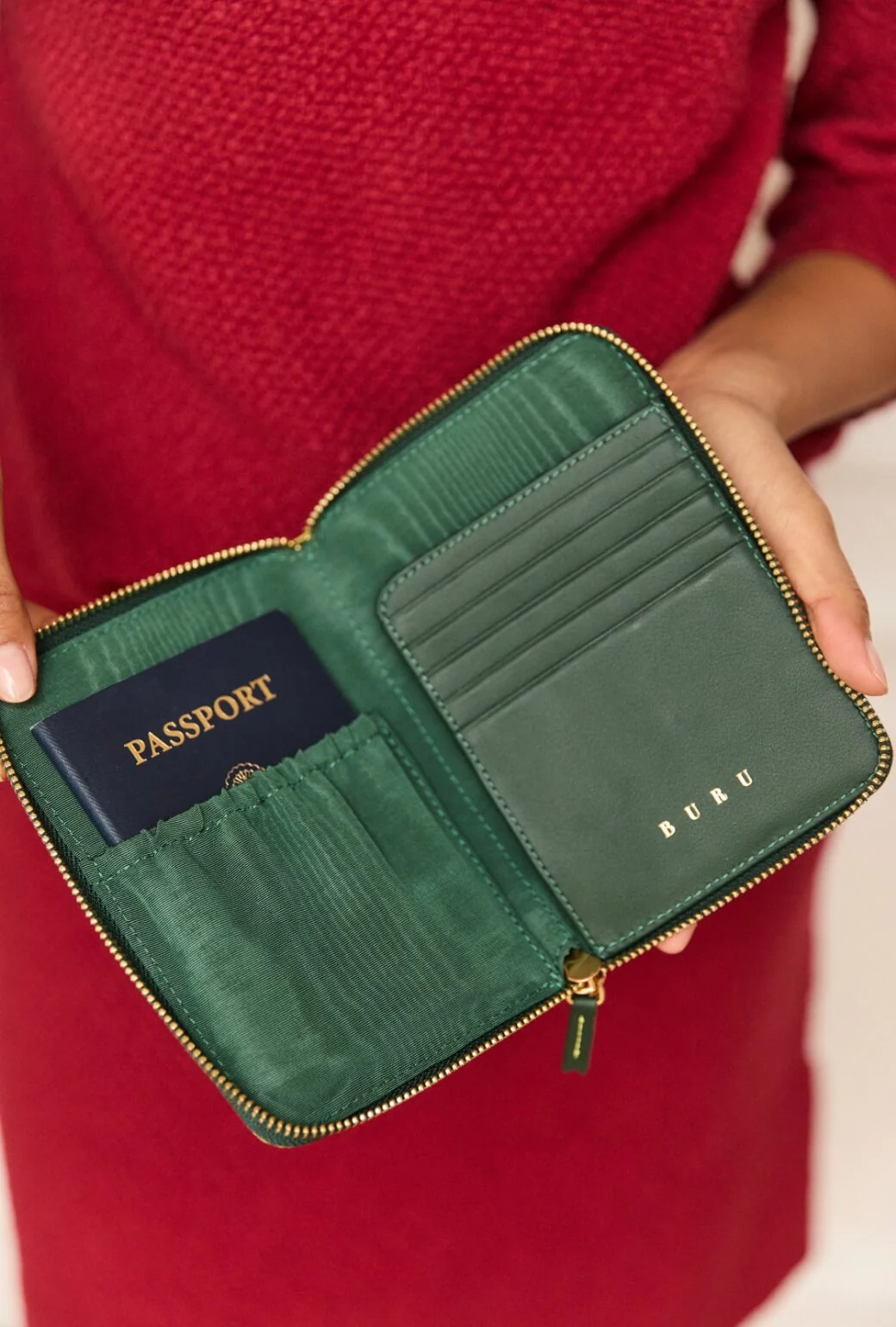 The Party of Five Travel Wallet - Deep Green - Image 3