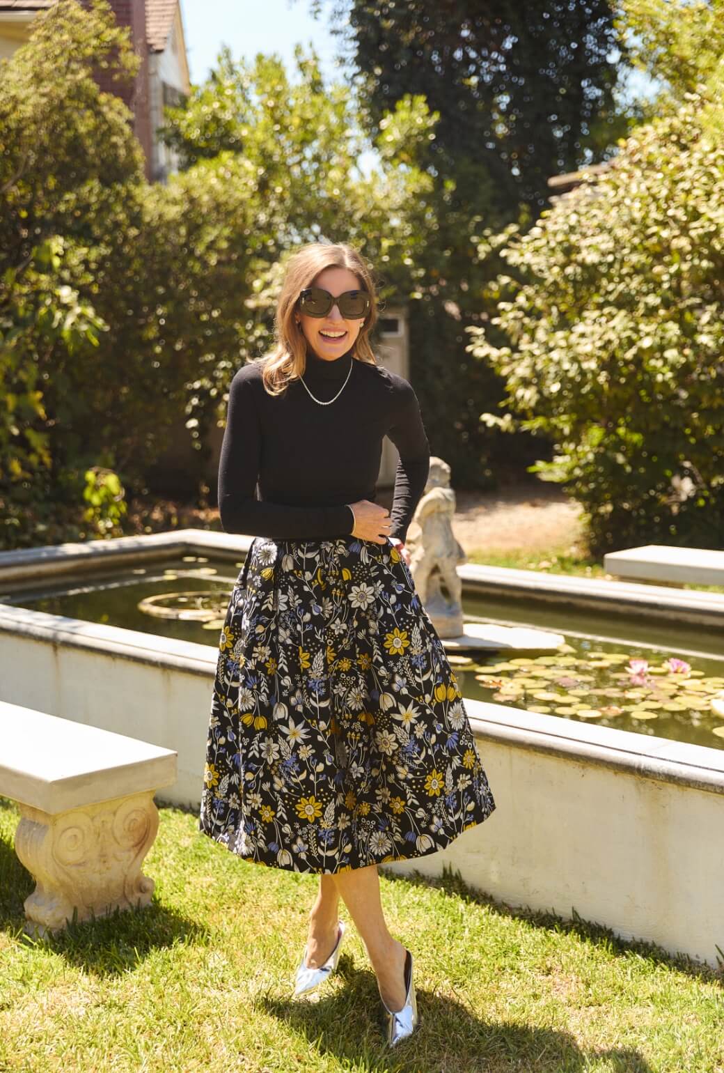 The Reed Skirt - Bouquet Brocade - Image 6