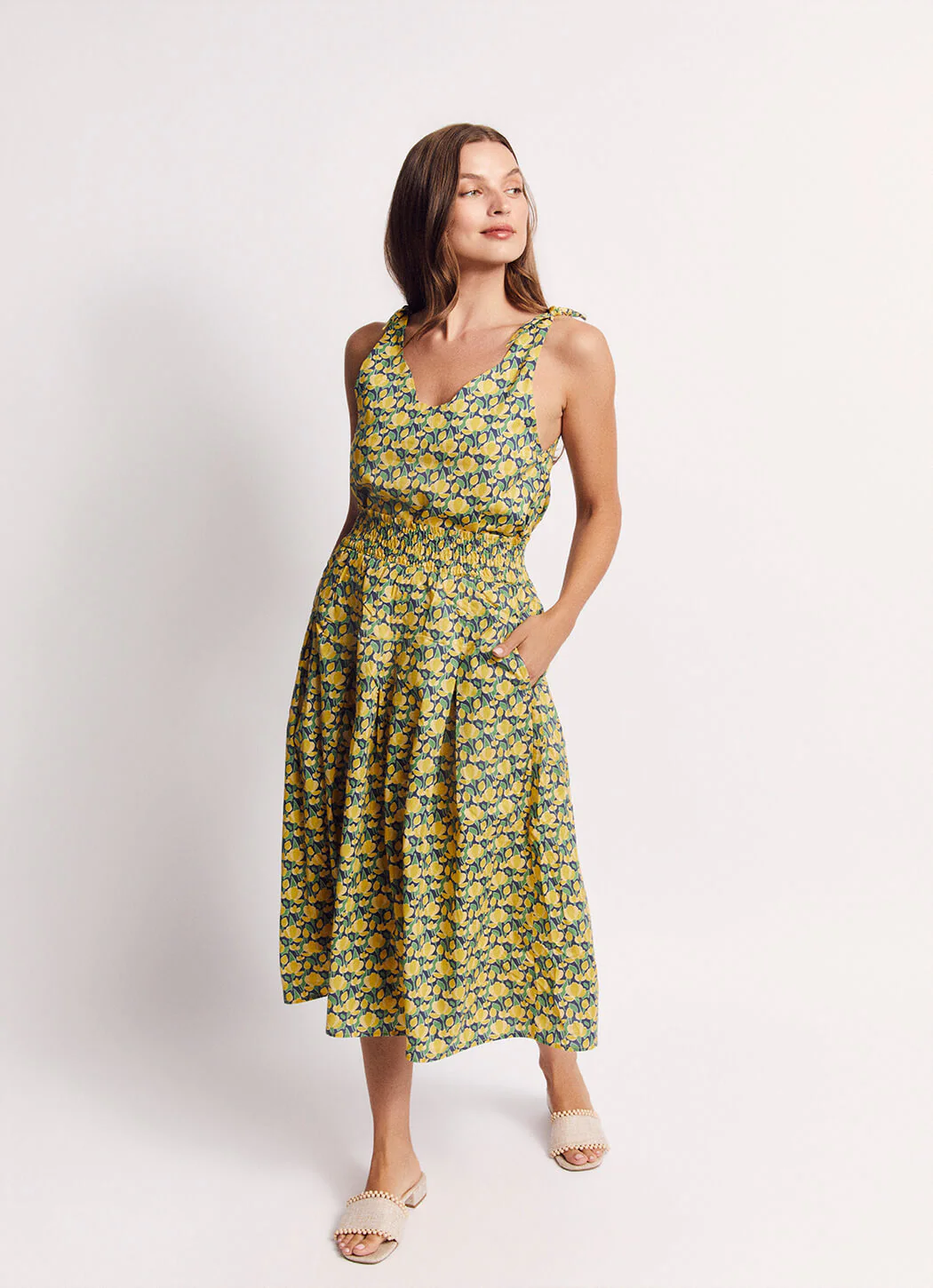 Tie Top Tank - Yellow Tulip - Image 7